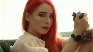 A hot chick sold her body to a guy for a gift at work