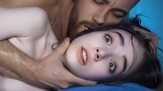 Shy teen gets fucked hard by her daddy in doggy style