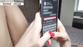 A cute 18-year-old girl shared her tits picture on the dating platform