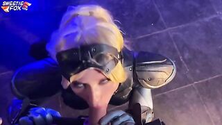 Sexy Nova from Starcraft gets her big ass sucked and cum swallowed