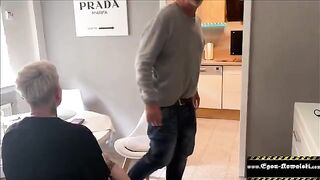 The husband did not notice anything with his wife