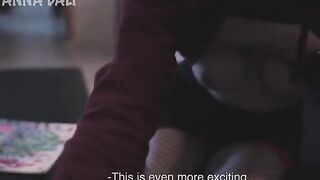 The girl is sucking her classmate's dick to get good marks