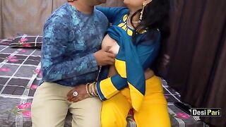 Bhabhi Desi Pari fucked hard for money with clear Hindi audio
