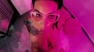 A young and horny woman wants to be given a special lollipop that will make her wet