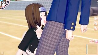 Naruto's big tits Rin Nohara awaits you for sex in 3DCG