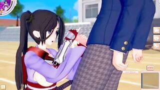 Game Koikatsu! ]Fuck big tits DanMachi Yamato Mikoto's 3DCG anime