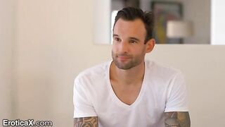 Hot Latina Eliza Ibarra dances with tattooed Frenchman, passion ignites in the sheets