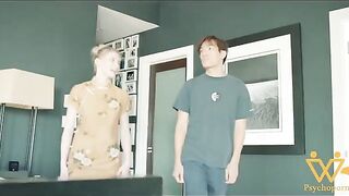 Young and sexy Melody Marks fucked by a huge Asian cock