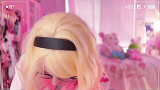 SpiderGwen uses my cock after tying me up in this hot cosplay scene