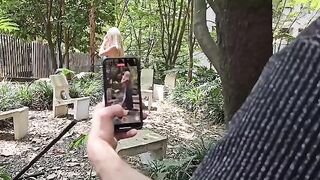 Famous Colombian actress gets fucked by American guy in the street