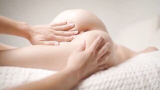 Young dude massages and fingers his girlfriend in a sensual, relaxing session