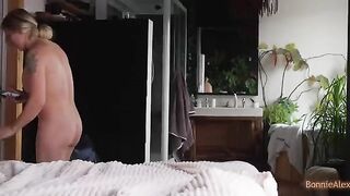 Alex caught Bonnie masturbating and helped her with passion