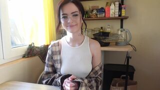 Nerdy girl proves she's a true femdom pegging monster in this steamy video