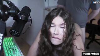 Finally, a girl did something good for the streamer in this intense video