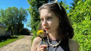 Met a beautiful Ukrainian girl on the street and fucked her