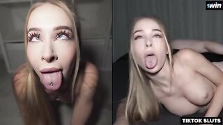 Petite teen Nata Ocean gets fucked hard in doggy style, showcasing her slim figure