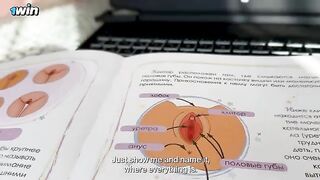 A stepmom explained to her stepson the secrets of female anatomy to avoid any confusion
