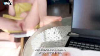 A stepmom explained to her stepson the secrets of female anatomy to avoid any confusion