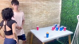 A game between stepbrothers turned into a hot intimate encounter