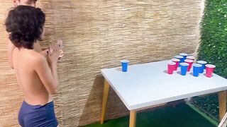 A game between stepbrothers turned into a hot intimate encounter