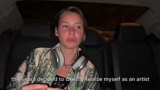 A talented Russian artist makes her porn debut, showcasing a stunning blowjob scene