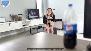 The girl is cheating on her boyfriend with a friend