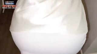Annoying a lazy secretary with sexual moves in POV style