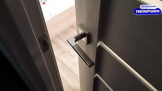 I was spying on my stepsister, she saw me and sucked my dick - 2025