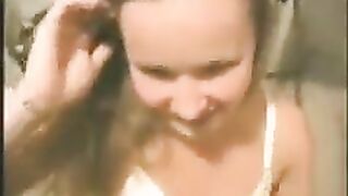 A guy fucked a pretty young girl at home