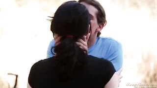 A couple has sex right in the middle of nature, 60fps