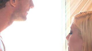 The couple has sex right in the shower at home