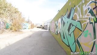 A random guy fucked a girl he met on the street