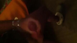The guy was jerked off in front of the mirror