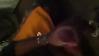 The guy was jerked off in front of the mirror