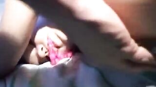 A passionate Russian student has sex with her guy in their hostel room