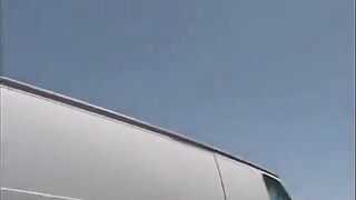 Two sexy guys fucked a girl in the car after meeting her at a club