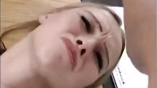 Girl was fucked by a hand and a dick at once