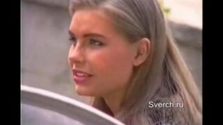 The scandalous Miss Russia 2005, known for her stunning beauty and daring performances, has a threesome