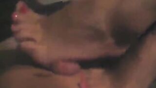 Homemade porn with a close-up shot of jerking off