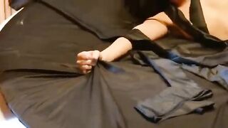 The woman was sucked and gave herself for anal sex