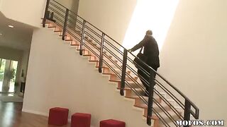 A woman fucked with a black man while her husband was away