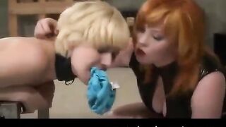 Lesbian porn with elements of bondage and discipline