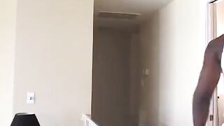 A beautiful blonde woman fucked in her ass by a black man