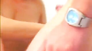 Blonde beauty from Russia makes a stunning blowjob