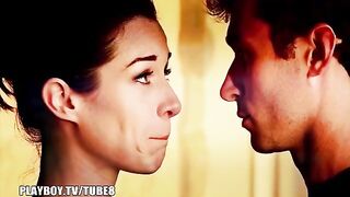 Babe has sex by the fire in the fireplace room