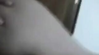 A Negro man fucked his ex-girlfriend in the ass