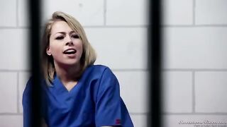 Two hot chicks are licking each other’s pussies in the cell