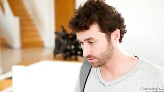 Two mature guys fucked sexy brunette Veronika Avluv in an intense threesome