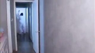 The monster fucked an Asian girl in her mouth, it was unforgettable