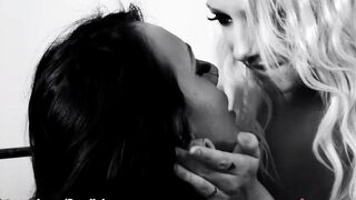Two girls are having fun with a dildo, showcasing their adventurous side